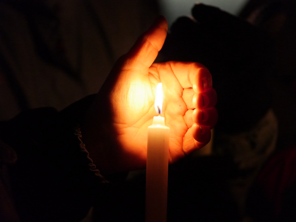 Keystone Pipeline candlelight vigil