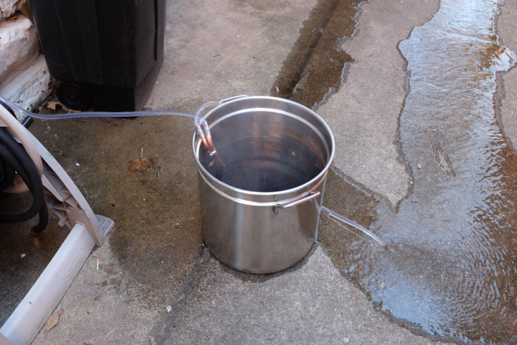 Cooling with copper coiling. Photo by Kenny Gould.