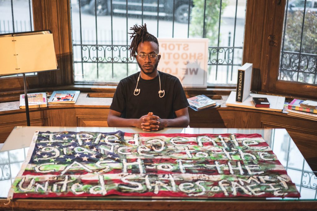 Darrell Kinsel at the Braddock Carnegie Library. Photography by Matt Metrovich.