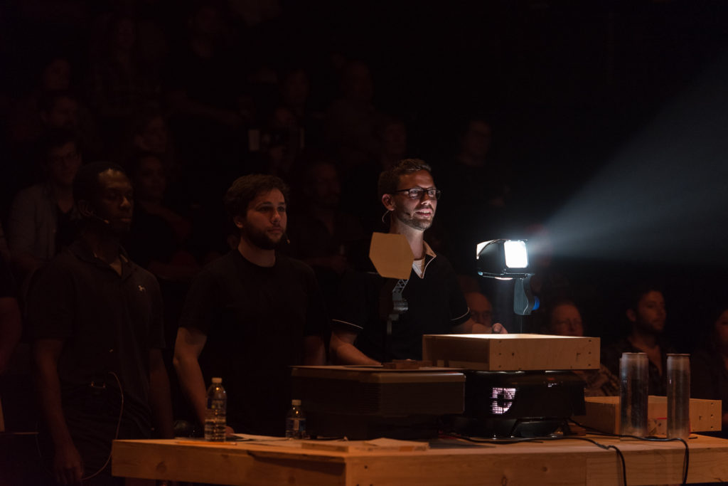 Left to right: Christian Mocombe, Daniel Valentine, Cole Hoyer-Winfield. Photo by Christopher Sprowls.